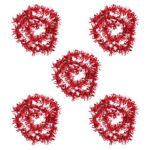 10Pièces Tressées Rouge PVC Décorations De Noël Pour 1