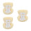 3Pièces Siège Peluche Clair Pour Décor Sécurisé 4