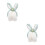 2Pièces Cache-Oreilles Vert Pour Oreilles 3