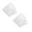 2Ensembles Porte-Badges Transparent En PP Résistant Pour Collection 6
