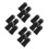 16Pièces Balai Main Polyvalent Pour Cuisine Nylon Noir 4