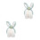 2Pièces Cache-Oreilles Vert Pour Oreilles 5