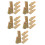 20Pièces En Bambou Beige Faciles Pour Débutants Enfants 5
