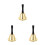 3Pièces Cloche Main Acier Usage Polyvalent Décoration Intérieur 4