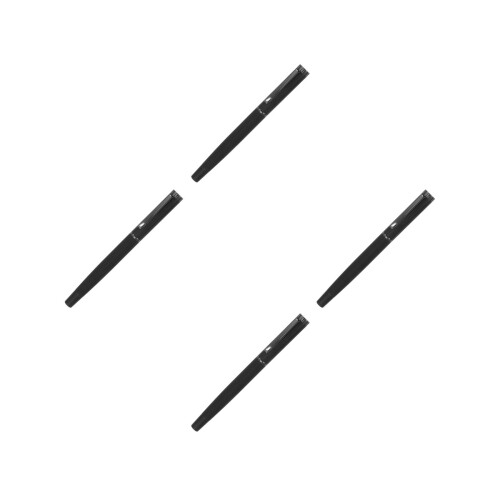 4Pièces Stylos Métal Pointe Fine Remplaçable Écrit 2