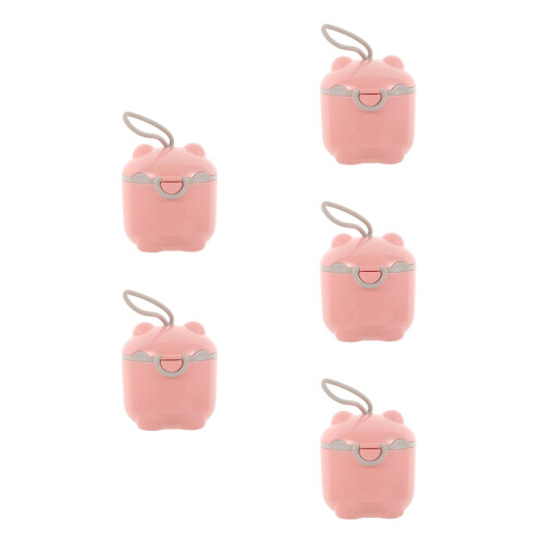 5Pièces Distributeurs Portables Rose Anti- Pour Voyage Maison 2