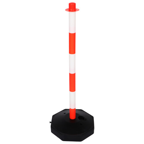 2Pièces Barrières De En Pe Base Stable Couleurs Vives 1