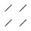4Pièces Stylos Métal Pointe Fine Remplaçable Écrit 6