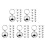 60Pièces Cloches Métal Argent Pour Colliers Petits 8