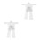 6Ensembles Imperméables Ponchos Plastique Transparente Usage Extérieur 5
