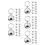 60Pièces Cloches Métal Argent Pour Colliers Petits 6