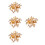 480Pièces Mini Brads Métal Double Pieds Décorations Élégantes DIY 7