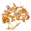 480Pièces Mini Brads Métal Double Pieds Décorations Élégantes DIY 1