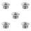 5Pièces Couvercle Réservoir Aluminium Argent Cnc Résistant 8
