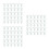 1500Pièces Porte-Échantillons Vernis Beige ABS Pour Création Nail Art 10