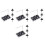 200Pièces Punaises Métal Noires Pour Fixation Décorations Tableaux 7