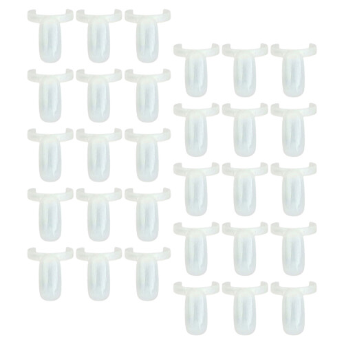 1500Pièces Porte-Échantillons Vernis Beige ABS Pour Création Nail Art 2
