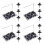 200Pièces Punaises Métal Noires Pour Fixation Décorations Tableaux 8