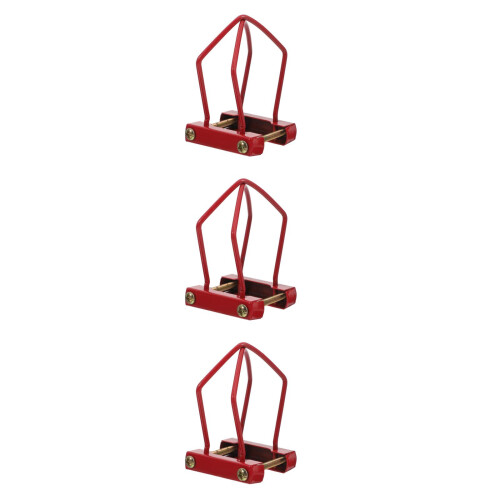 3Pièces Protection Tête De Sprinkler Incendie Rouge En Fer Durable 2