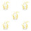5Ensembles Bases Plastique Stables Pour Figurines D'action Et Poupées 6
