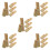 20Pièces En Bambou Beige Faciles Pour Débutants Enfants 6