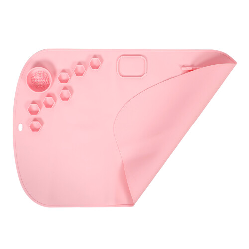 4Pièces Tapis Silicone Rose Non Pour Peinture DIY 1