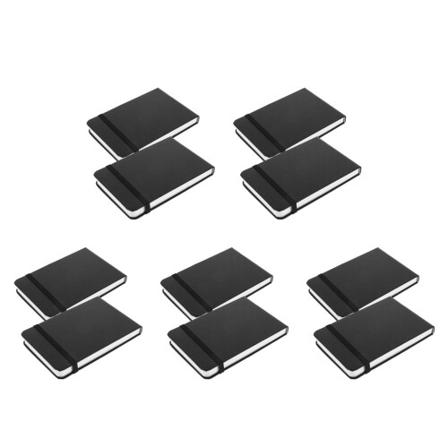 10Pièces Bloc Noir, Carnet De Dessin Pour Voyages 2