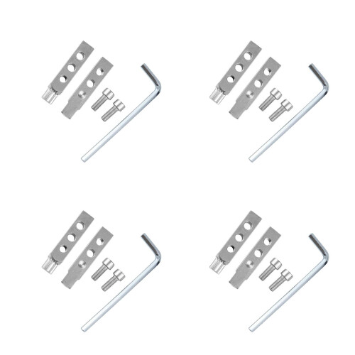 4Ensembles Extracteur Vis Cassées Acier Argent Outil Polyvalent Maison 2