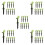 50Pièces Tee Golf Vert Angle Optimisé Pour Entraîneurs 6