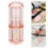 18Pièces Tubes Gloss À Mini Rose Plastique Rechargeables DIY 10
