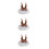 3Pièces Chapeaux Cosplay Cerf Biche Tissu Accessoires 10