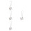 4Pièces Pendentifs Cristal Pour Miroir Arrière 7