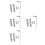 4Ensembles Extracteur Vis Cassées Acier Argent Outil Polyvalent Maison 5
