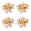 480Pièces Mini Brads Métal Double Pieds Décorations Élégantes DIY 4