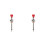 2Pièces Pièces De Rechange Multicolores Pour Machine De Flipper 9