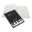 3Pièces Cahiers Portables Papier Noir Pour Guitare Et Piano 3