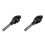 2Pièces Joint De Transmission Métal Noir Pour -Roues 7