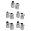 10Pièces Valve Douche Argentée Remplacement Simple Rv 4