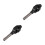 2Pièces Joint De Transmission Métal Noir Pour -Roues 8