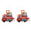 2Ensembles Jeu De En Bois Multi Couleurs Outils Montessori Stem 5