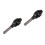 2Pièces Joint De Transmission Métal Noir Pour -Roues 9