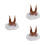 3Pièces Chapeaux Cosplay Cerf Biche Tissu Accessoires 7