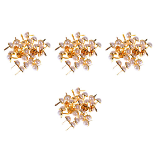 480Pièces Mini Brads Métal Double Pieds Décorations Élégantes DIY 2