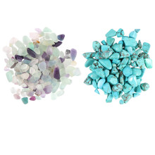 4Paquets Galets Décoratifs Colorés En Cristal Pour Aquarium Vase