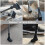 6Pièces Protections Pointes Alpenstock Caoutchouc Noir 8