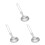 3Pièces Ustensiles Acier Inoxydable Pliables Pour Camping Extérieur 7