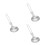 3Pièces Ustensiles Acier Inoxydable Pliables Pour Camping Extérieur 10
