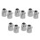 10Pièces Valve Douche Argentée Remplacement Simple Rv 6