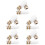 15Pièces Brossettes Doigt Nylon Douce Pour Dents Petits 8