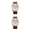 2Pièces Mode Quartz Motif Chat Bracelet PU 5